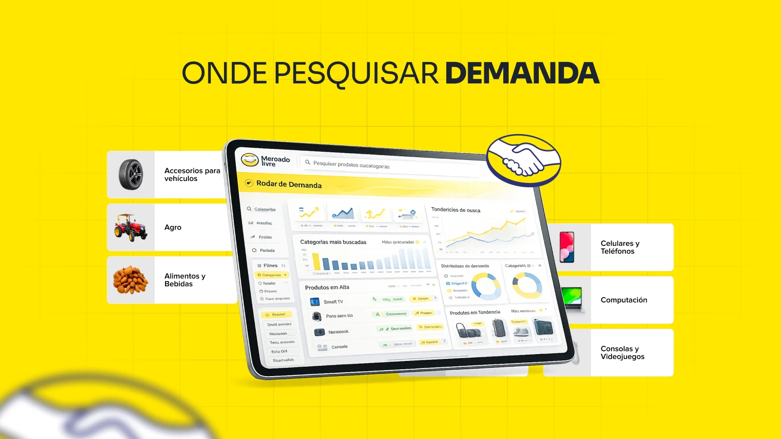 Onde pesquisar demanda no Mercado Livre: Tendências, categorias mais buscadas e comportamento da busca