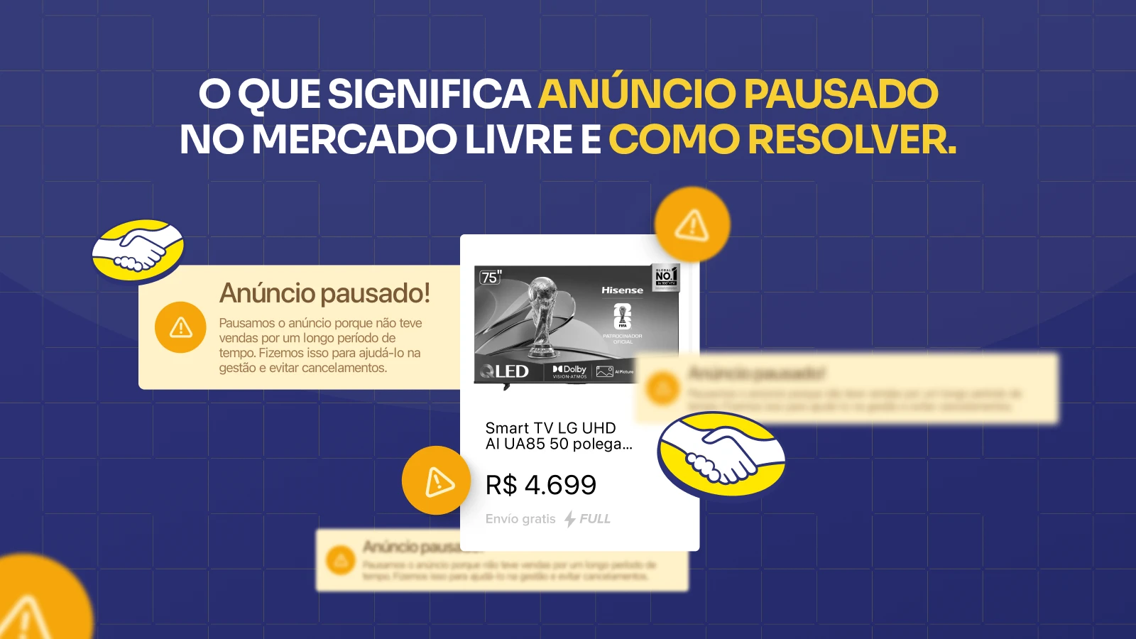 O que significa anúncio pausado no Mercado Livre e como resolver