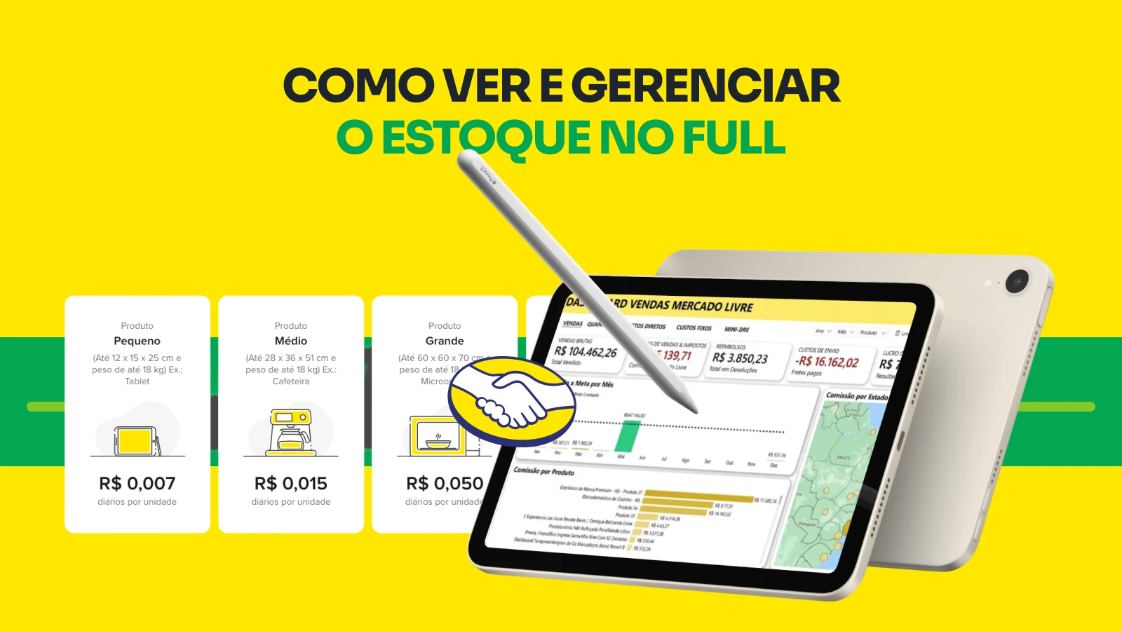Como ver o estoque do Full no Mercado Livre: painel e status