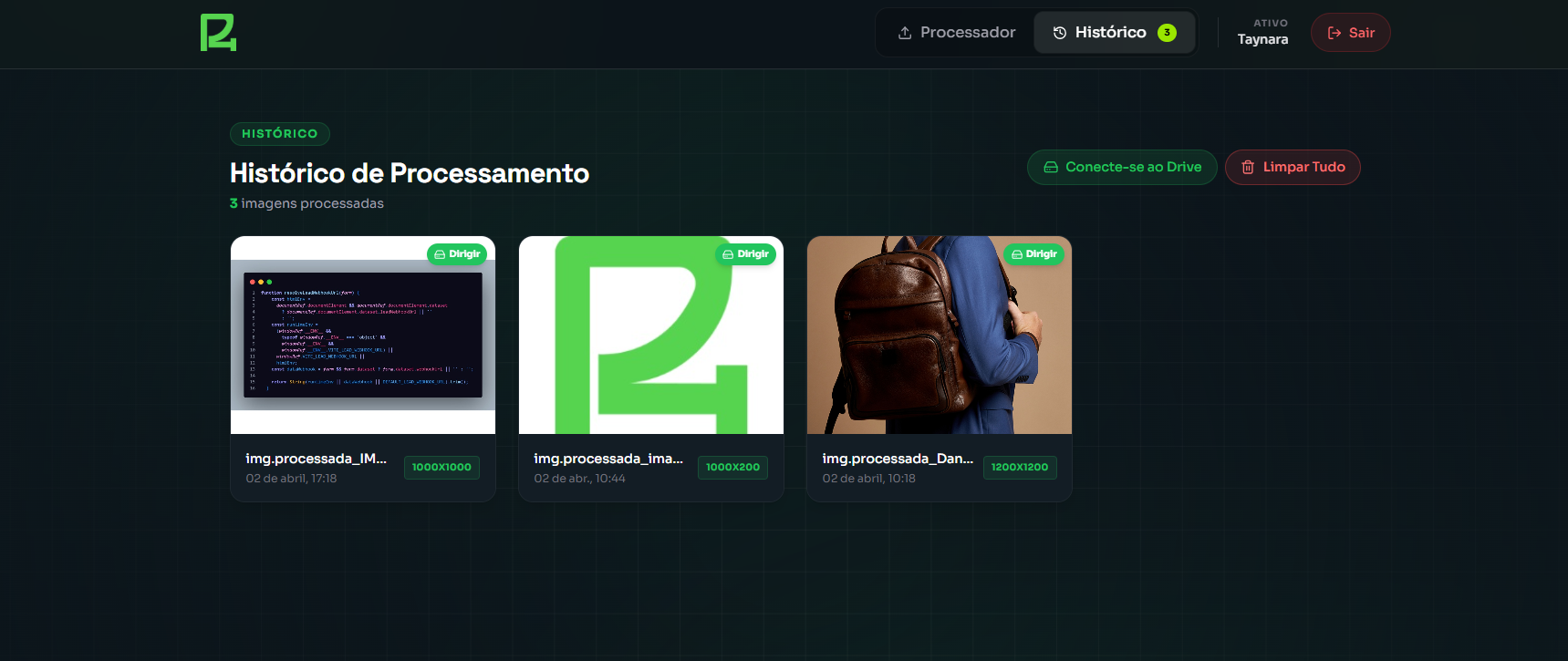 SPI — histórico e controle de processamentos