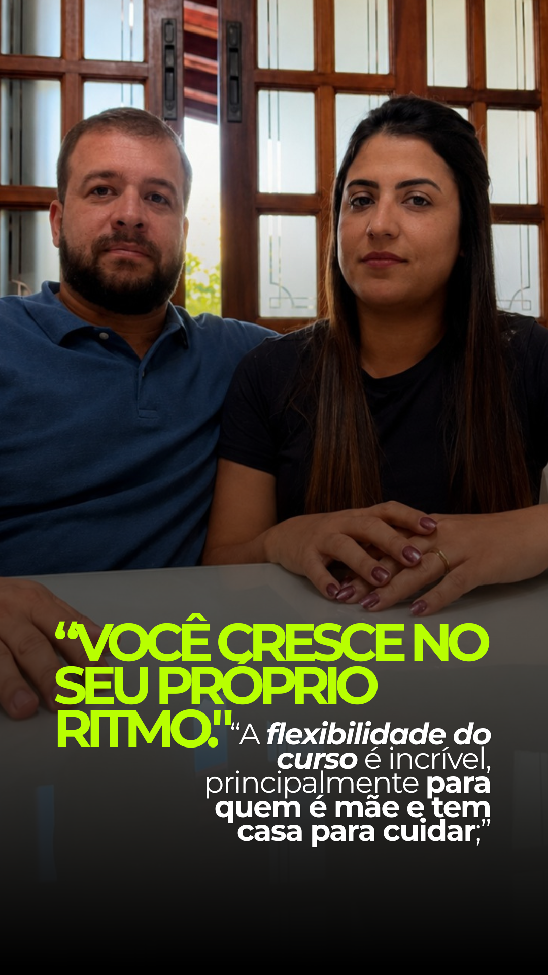 Depoimento de mentorada — rotina flexível